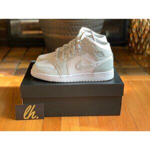 Size 7y Air Jordan 1 Mid "Grey Camo"
